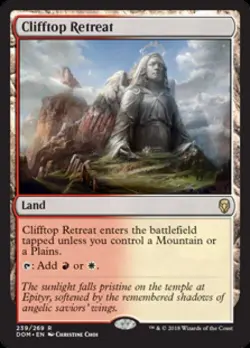 Clifftop Retreat - Near Mint MTG Dominaria - Image 1