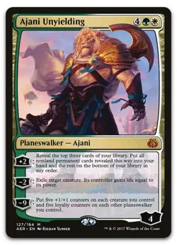 Ajani Unyielding #127 (NM) Aether Revolt AER Magic MTG - Image 1