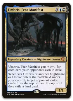 Umbris, Fear Manifest #38 (NM) Crimson Vow VOC Magic MTG - Image 1
