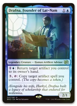Drafna, Founder of Lat-Nam #47 (Foil) (NM) Brothers' War BRO Magic MTG - Image 1