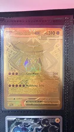 Pokemon Mega Zygarde EX Hyper Rare 124/088 Perfect Order - Image 1