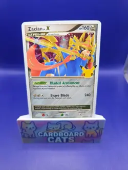 Zacian Lv. X - SWSH135 - Full Holo - SWSH Black Star Promo - Pokemon Card LP - Image 1