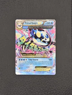 Pokemon Primal Kyogre EX Ultra Rare Full Art Holo 55/160 XY Primal Clash - Image 1