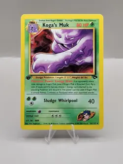 Pokemon 1st Edition Gym Challenge/Heroes Koga 8 Card Lot W/Muk 💥 LP - Image 5