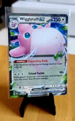Pokemon TCG Wigglytuff ex 040/165 Scarlet & Violet Double Rare - Image 1