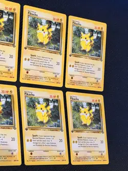 [NM] Lot of 6 Pokemon Pikachu Jungle 1st Edition #60/64 1999 Vintage English - Image 3