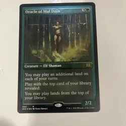 Oracle of Mul Daya (Foil Etched) Double Masters 2022 Foil MTG NM Magic Card - Image 1