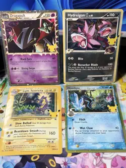 JUMBO Mimikyu Light Toxtricity Hydreigon Dragapult Celebrations Pokemon - Image 1