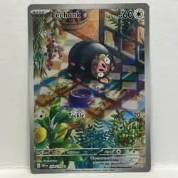 2023 Pokemon Lechonk 209/197 Illustration Rare Sv03: Obsidian Flames Holo - Image 1