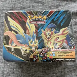[SEALED] Zacian & Zamazenta 2020 Spring Collector’s Treasure Chest Tin Pokemon - Image 1