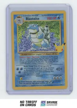 2021 Pokemon Classic Collection - Base Set Blastoise #2/102 Stage 2/Rare Holo - Image 1