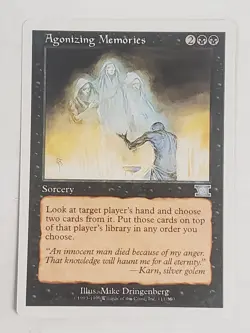 MTG Agonizing Memories (6th Edition/Black/U) - BGM - Image 1
