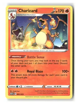 Charizard 001/015 Promo McDonald's Promos 2024 Pokemon Near Mint - Image 1