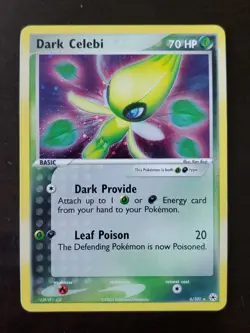 Pokemon Dark Celebi 4/101 Hidden Legends Holo Rare - Image 1