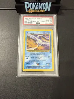 2000 POKEMON PROMO BLACK STAR NAOYO KIMURA CORRECTED #22 ARTICUNO PSA 10 - Image 1