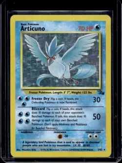 1999 Pokemon Fossil Articuno #2/62 - Image 1