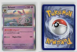 SYLVEON 040/131 PRISMATIC EVOLUTIONS HOLO RARE POKEMON TCG NM - Image 3