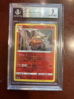 2022 pokemon go radiant charizard beckett 9.5 - Image 5