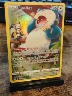 Pokemon TCG Snorlax TG10/TG30 Swsh11: Lost Origin Trainer Gallery Holo NM! - Image 1