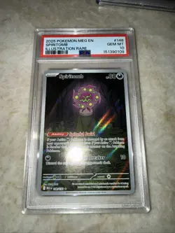 2025 POKEMON MEG EN-MEGA EVOLUTION ILLUSTRATION RARE #148 SPIRITOMB PSA 10 - Image 1