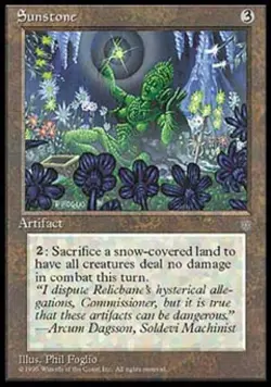 Sunstone - Light Play MTG Ice Age - Image 1