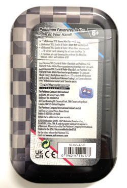 1 tin - Pokemon TCG Scarlet & Violet Unova Booster Tin Black Bolt & White Flare - Image 2