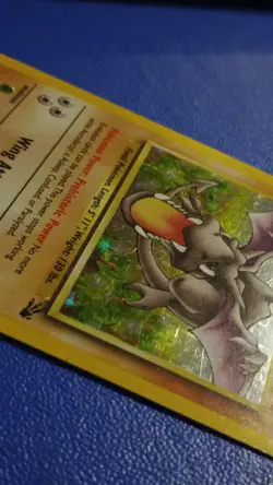 Pokemon TCG Aerodactyl Holo Rare Unlimited 1/62 Fossil 60 HP English - Image 3