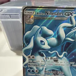 Pokemon - Alolan Ninetails GX 132/145 Holo Full Art Guardians Rising (2017) - Image 2