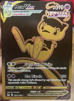 Pokemon Mew VMAX TG30/TG30 Lost Origin Secret Rare Holo 310 HP - Image 1