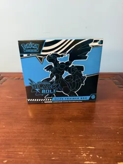 SEALED Pokemon TCG Scarlet & Violet Black Bolt Elite Trainer Box ETB SLIGHT RIP - Image 1