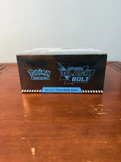 SEALED Pokemon TCG Scarlet & Violet Black Bolt Elite Trainer Box ETB SLIGHT RIP - Image 2
