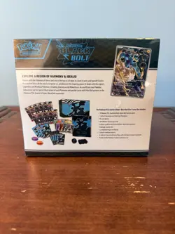 SEALED Pokemon TCG Scarlet & Violet Black Bolt Elite Trainer Box ETB SLIGHT RIP - Image 4
