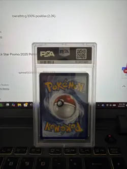 Pokemon TCG Espeon EX Prismatic Premium Collection Black Star Promo Psa 9 175 - Image 2