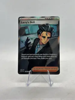 Pokemon Larry's Skill 139/131 Prismatic Evolutions Holo NM/M Full Art Rare - Image 1