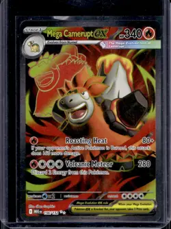 2025 Pokemon Mega Evolution Camerupt ex Ultra Rare #156/132 - Image 1
