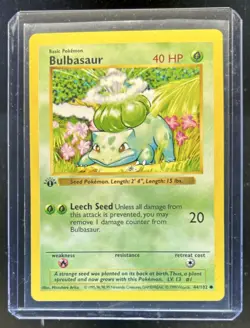 1999 Pokemon 1st Edition Bulbasaur #44/102 - Image 1