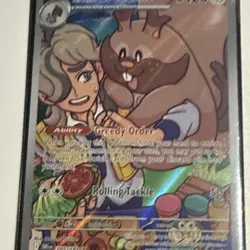 Pokemon Arven's Greedent 205/182 Sv10 Destined Rivals Illustration Rare Holo - Image 3