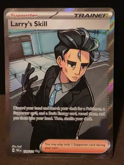 Pokemon TCG Trainer Larry's Skill Ultra Rare Alt Art 139/131 - Image 1