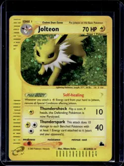 2003 Pokemon Skyridge Jolteon Holo #H12/H32 - Image 1