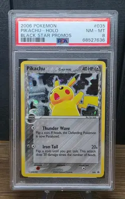 2006 POKEMON BLACK STAR PROMOS #035 PIKACHU-HOLO BLACK STAR PROMOS - Image 1