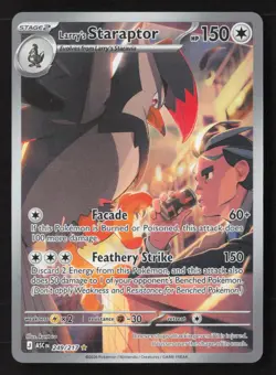 Larry's Staraptor Illustration Rare Holofoil ASC 249/217 NM Pokemon TCG - Image 1