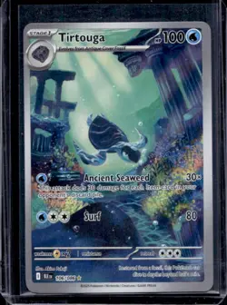 2025 Pokemon Black Bolt Tirtouga Illustration Rare #106/086 - Image 1