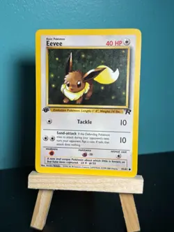 Pokemon Eevee 55/82 - Common - 1st Edition Team Rocket (2000) - LP - Image 1