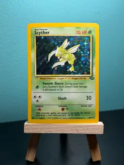 Pokemon TCG Scyther Holo Rare Unlimited Jungle 10/64 - Image 1