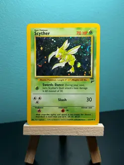Pokemon TCG Scyther Holo Rare 17/130 LP To MP - Image 1