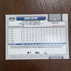 2026 Series 1 SHOHEI OHTANI Super Box Image Variation SP #200 - Image 2