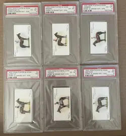 1933 JOHN PLAYER SONS DERBY GRAND NATIONAL WINNERS PSA COMPLETE SET #1 REGISTRY - Image 1