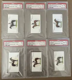 1933 JOHN PLAYER SONS DERBY GRAND NATIONAL WINNERS PSA COMPLETE SET #1 REGISTRY - Image 3