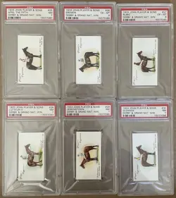 1933 JOHN PLAYER SONS DERBY GRAND NATIONAL WINNERS PSA COMPLETE SET #1 REGISTRY - Image 5