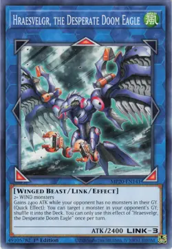 Hraesvelgr, the Desperate Doom Eagle MP20-EN141 2020 Yu-Gi-Oh NM - Image 1